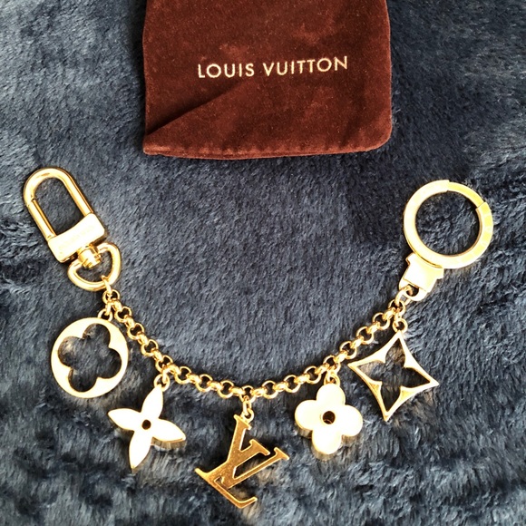 Louis Vuitton Accessories - Louis Vuitton Fleur De Monogram Bag Charm Chain